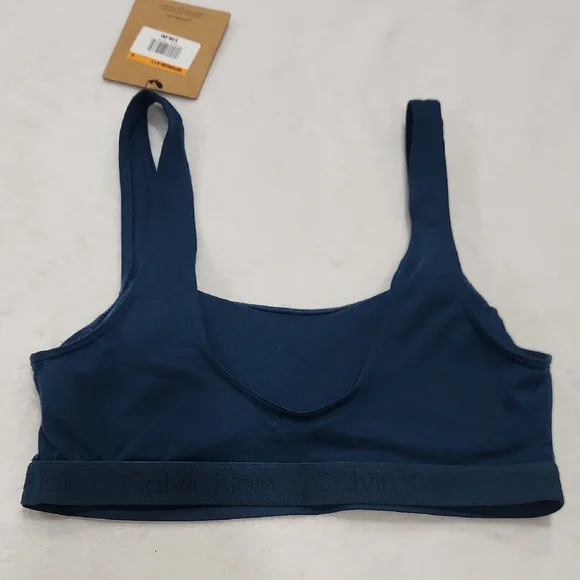 Calvin Klein Navy Bralette - Picture 2 of 6